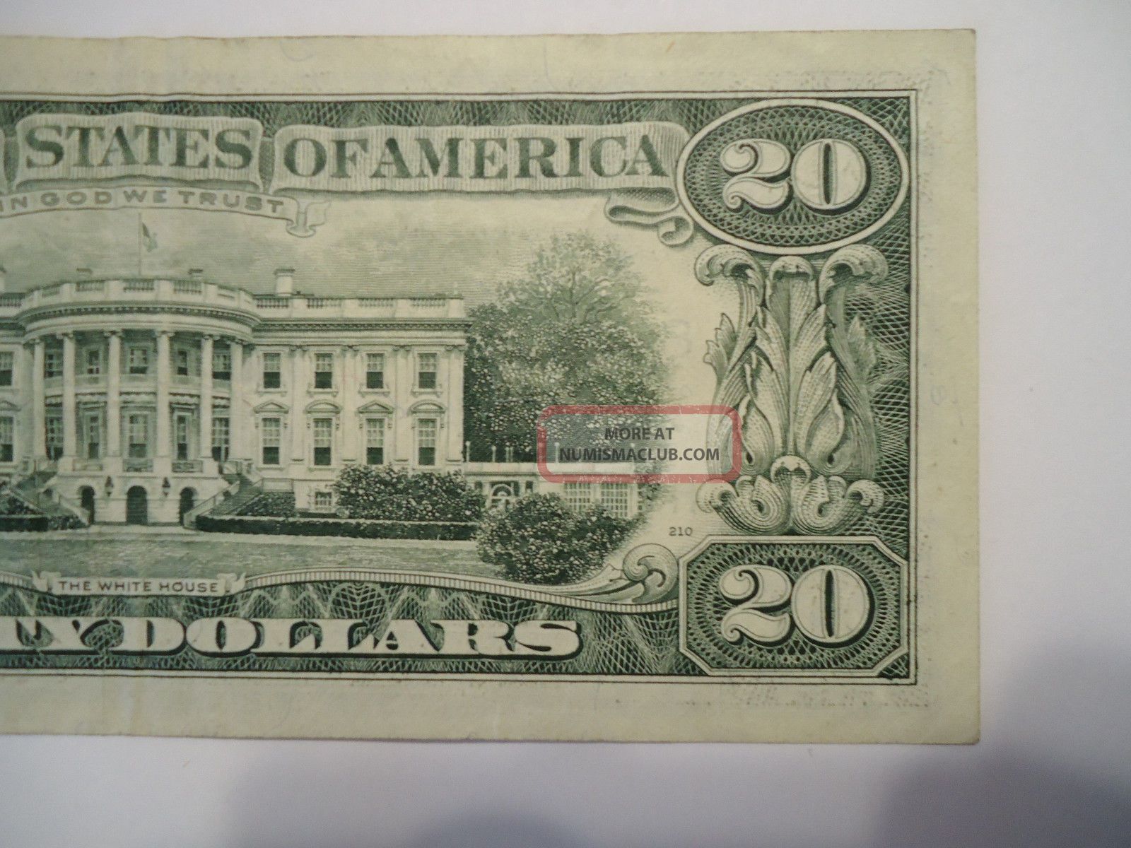 Old 1988a $20 St. Louis Federal Reserve Note Dollar Bill H02750349a