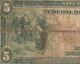 Large 1914 $5 Dollar Bill Federal Reserve Note Old Paper Money Currency Fr 871a Large Size Notes photo 2