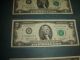 Get 3 $2 Two Dollar Jefferson Dollar Bill Green Seal Series Of 1976 Usa Fed Note Small Size Notes photo 1