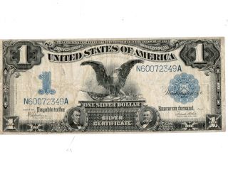 1899 $1 Silver Certificate Speelman White Fine photo