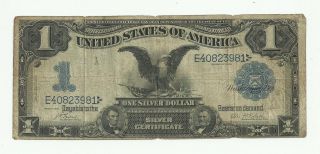 Series Of 1899 Black Eagle Large Size $1 Silver Certificate (f - 226a) : Very Good photo