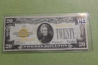 1928 $20 Gold Certificate photo