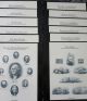 Abnco American Bank Note Company Archive Series 1989 Complete 12 Vignettes Paper Money: US photo 1