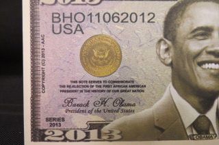 Of 100 Barack Obama 2013 Money Usa Dollar Bills U.  S.  A Novelty photo