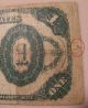 1891 Large $1 One Dollar Stanton Treasury Coin Note Star Red Seal Bruce Roberts Large Size Notes photo 5