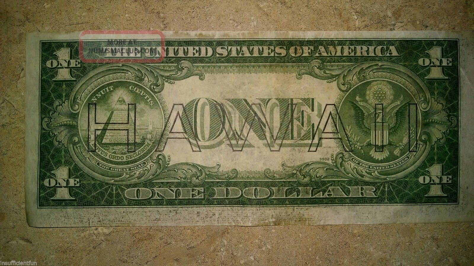 1935a Series $1 Hawaii Wwii Silver Certificate Very Fines C Block