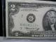 1976 Us $2 Frn Star Note.  Fancy Serial G 01181113.  Circulated. Small Size Notes photo 2