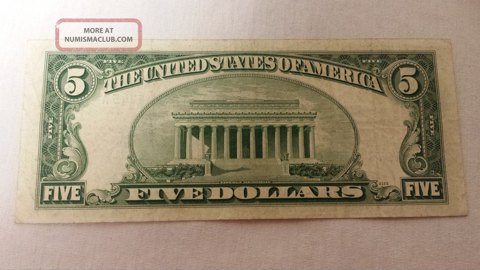 1953 $5 Silver Certificate Extremely Crisp And