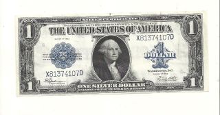 Series 1923 $1 Large Size Silver Certificate photo