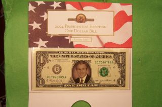 2004 Presidential Election George W Bush Dollar Bill photo