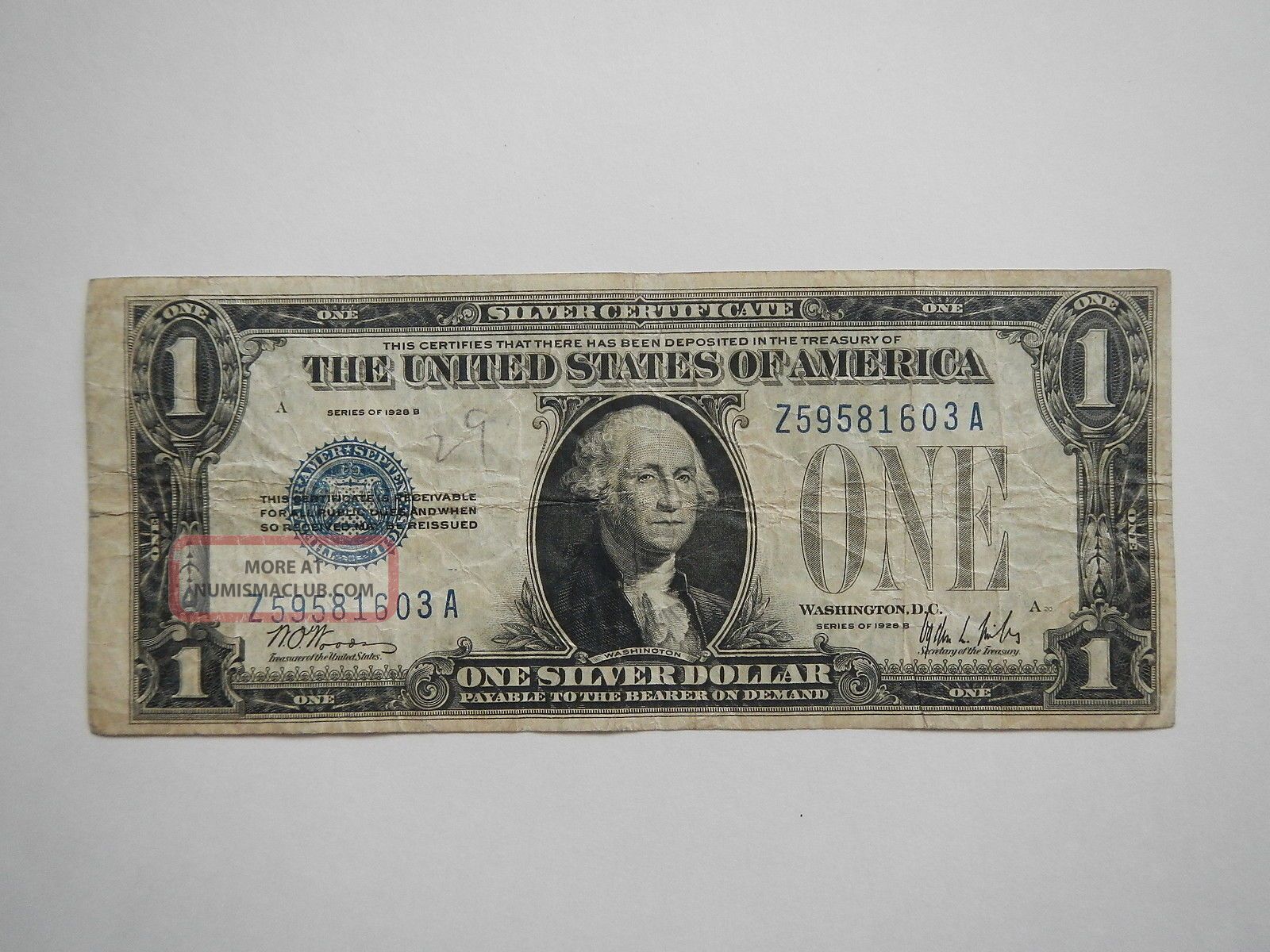 1956 Pink Thunderbird Dollar Bill – Funny Money Novelty Note + FREE Sleeve
