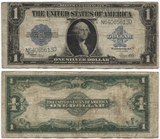 1923 $1 Silver Certificate - Large Size (613d) photo