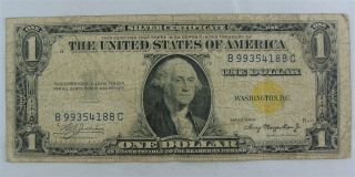 $1 1935 A Silver Certificate Note North Africa - Wwii Emergency Issue - Vg photo
