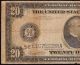 Large 1914 $20 Dollar Bill Federal Reserve Note U.  S Currency Paper Money Fr 983a Large Size Notes photo 2