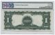 (2) 1899 $1 Silver Certificates - Black Eagle - Consecutive Pair - Pmg 58 (epq) Large Size Notes photo 4