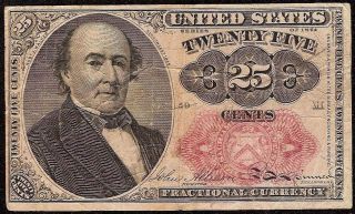 Series 1874 Fractional Currency 25 Cent Walker Note Old Paper Money Fr 1309 photo