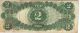 1917 United States $2 Dollar Red Seal Large Currency Note Large Size Notes photo 1