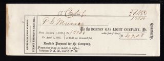 1867 The Boston Gas Light Company - Boston,  Mass photo
