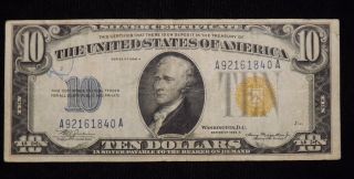 1934 A United States $10 Dollar 