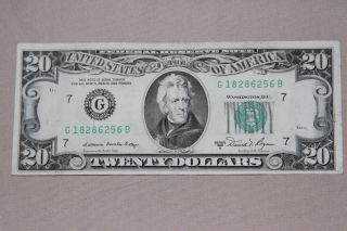 $20 Dollar Bill 1981 A photo