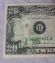 1981 20 Dollar Federal Reserve Note Error Paper Money: US photo 1