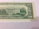 1950 E $20 Dollar Bill Shift Error Crisp Note Paper Money: US photo 5