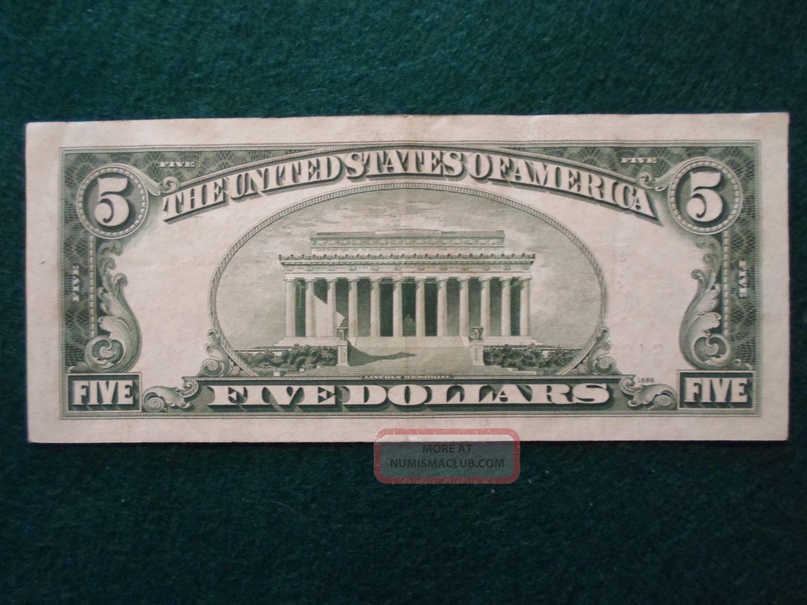 1934 D $5 Silver Certificate Crisp/white A/u Stunning Gradable