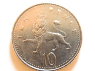 1996 British Ten (10) Pence Coin photo