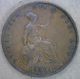 1856 Copper Half Pence Uk Half Penny Britain Coin Vf UK (Great Britain) photo 1