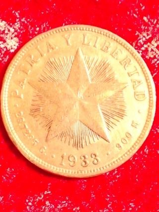 1933 Islacuba One Peso 