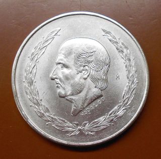 1953 Mexico Silver 5 Peso Coin - Uncirculated photo