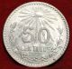 1939 Mexico 50 Centavos Silver Foreign Coin S/h Mexico photo 1