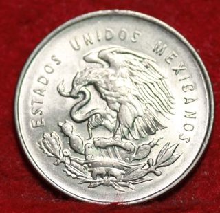 Uncirculated 1953 Mexico 25 Centavos Silver Foreign Coin S/h photo