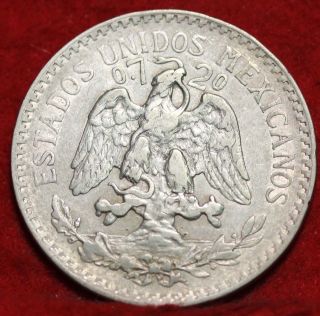 1925 Mexico 50 Centavos Silver Foreign Coin S/h photo