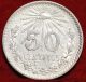 1925 Mexico 50 Centavos Silver Foreign Coin S/h Mexico photo 1