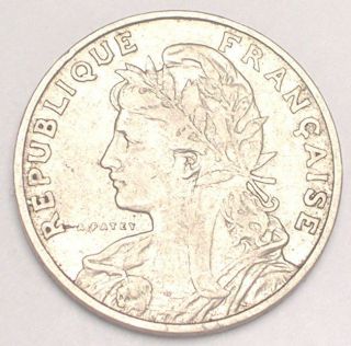 1903 France French 25 Centimes Ceres Coin F, photo