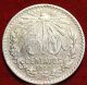 1907 Mexico 50 Centavos Strait 7 Silver Foreign Coin S/h Mexico photo 1