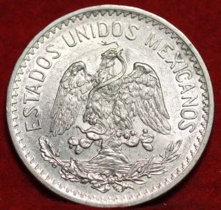 Uncirculated 1917 Mexico 50 Centavos Silver Foreign Coin S/h photo