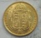 1887 Great Britain Victoria Jubilee Gold 1/2 Sovereign.  Ch/gem Bu UK (Great Britain) photo 1
