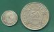 1894 British Honduras 5 Cents And 1976 Belize 50 Cents. South America photo 1