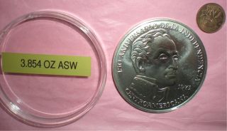 Panama,  20 Balboas Coin Dated: 1971.  3.  854 Oz.  Asw photo