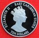 East Caribbean: 1993 $10 Coronation 40th.  925 Silver Proof,  Capsule - Top Grade South America photo 1