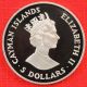 Cayman Islands: 1993 $5,  Coronation 40th, .  925 Silver Proof,  Capsule - Top Grade South America photo 1