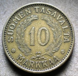 Finland 10 Markkaa 1931 Rare photo
