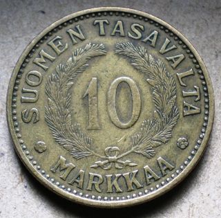 Finland 10 Markkaa 1930 Rare photo