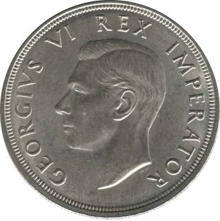 1947 South Africa 5 Shillings,  Bu,  Lustrous And photo