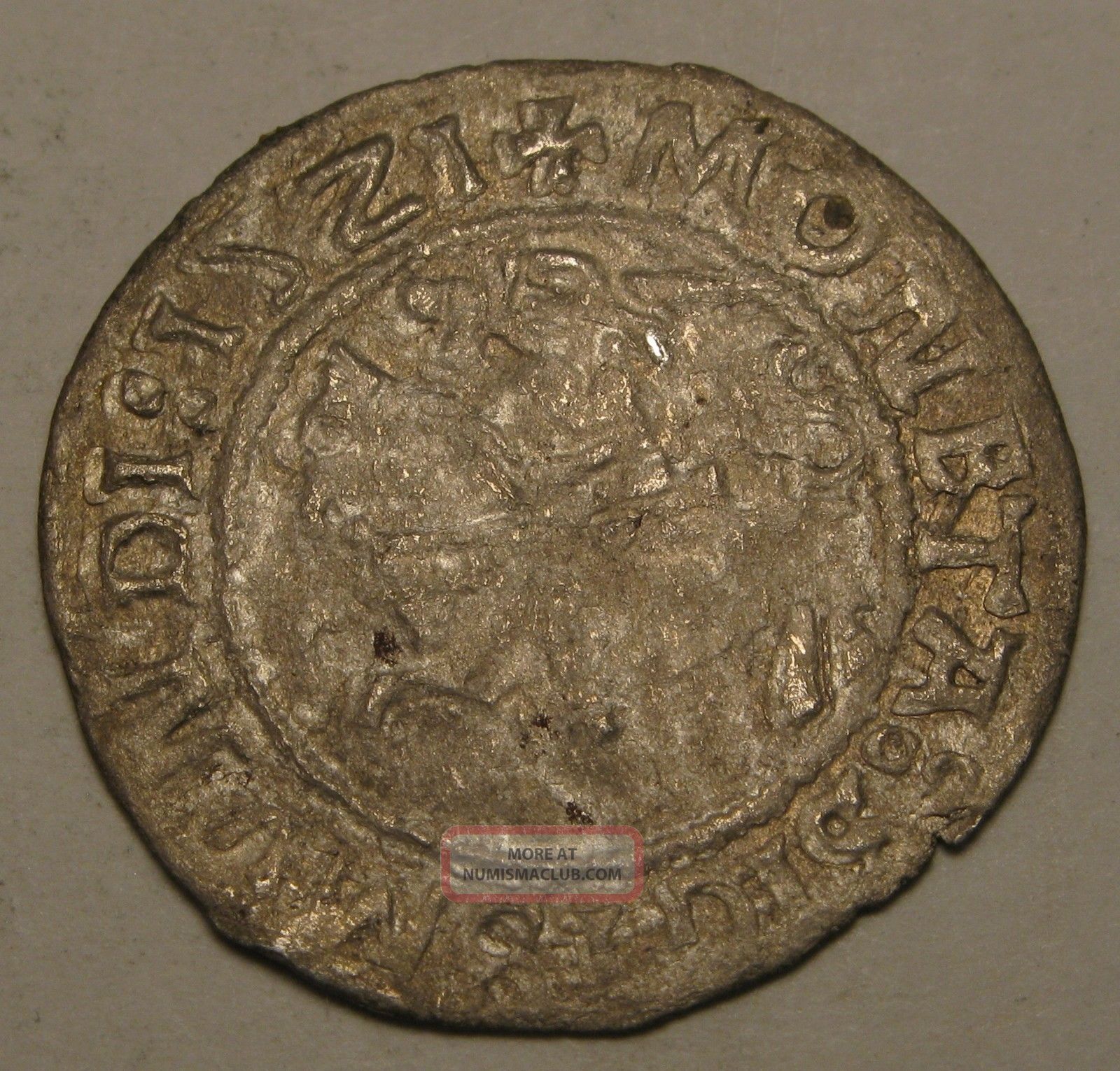 Lithuania 1/2 Groschen 1521 - Silver - Sigismund I. 2702