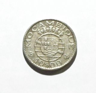 1970 Mozambique 10 Escudos Coin photo