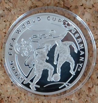 Armenia 100 Dram Coin 2004 Fifa World Cup Germany photo