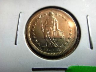 Switzerland 1968 - B 1/2 Franc Coin S&h Usa photo